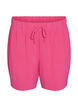 Shorts med lommer og elastisk linning, Rosa, Packshot image number 0