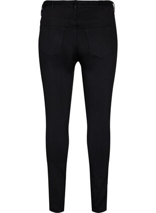 Stay black Amy jeans med høyt liv, Black, Packshot image number 1