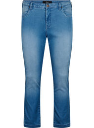 Slim fit Emily jeans med normal høyde i livet, Light blue, Packshot