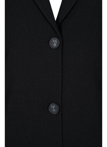 Klassisk kåpe med knappelukking, Black, Packshot image number 2