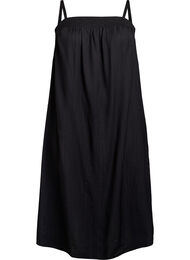 Midi slip-kjole i viskose, Black