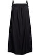 Midi slip-kjole i viskose, Svart, Packshot image number 0