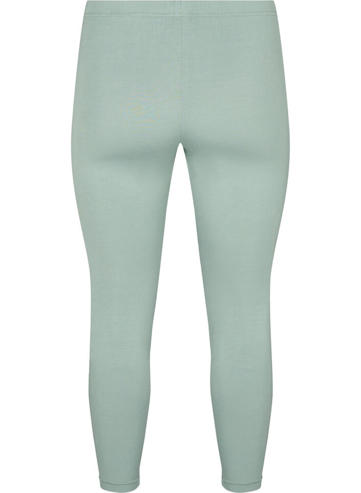 Basis leggings i viskose, Grønn, Packshot image number 1