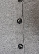 Cardigan med knapper og avrundet front, Gr&aring;, Packshot image number 2