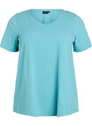 Basis enkel bomulls t-skjorte, Bristol Blue