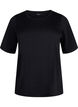 T-skjorte i modal blanding, Svart, Packshot image number 0