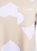 Lang nattskjorte i en modalblanding med hjerter, Beige, Packshot image number 2