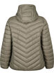 Lett jakke med hette, Brun, Packshot image number 1