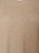 Jersey bluse med 3/4 ermer, Beige, Packshot image number 2