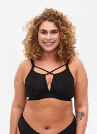 Mesh BH med string, Black, Model