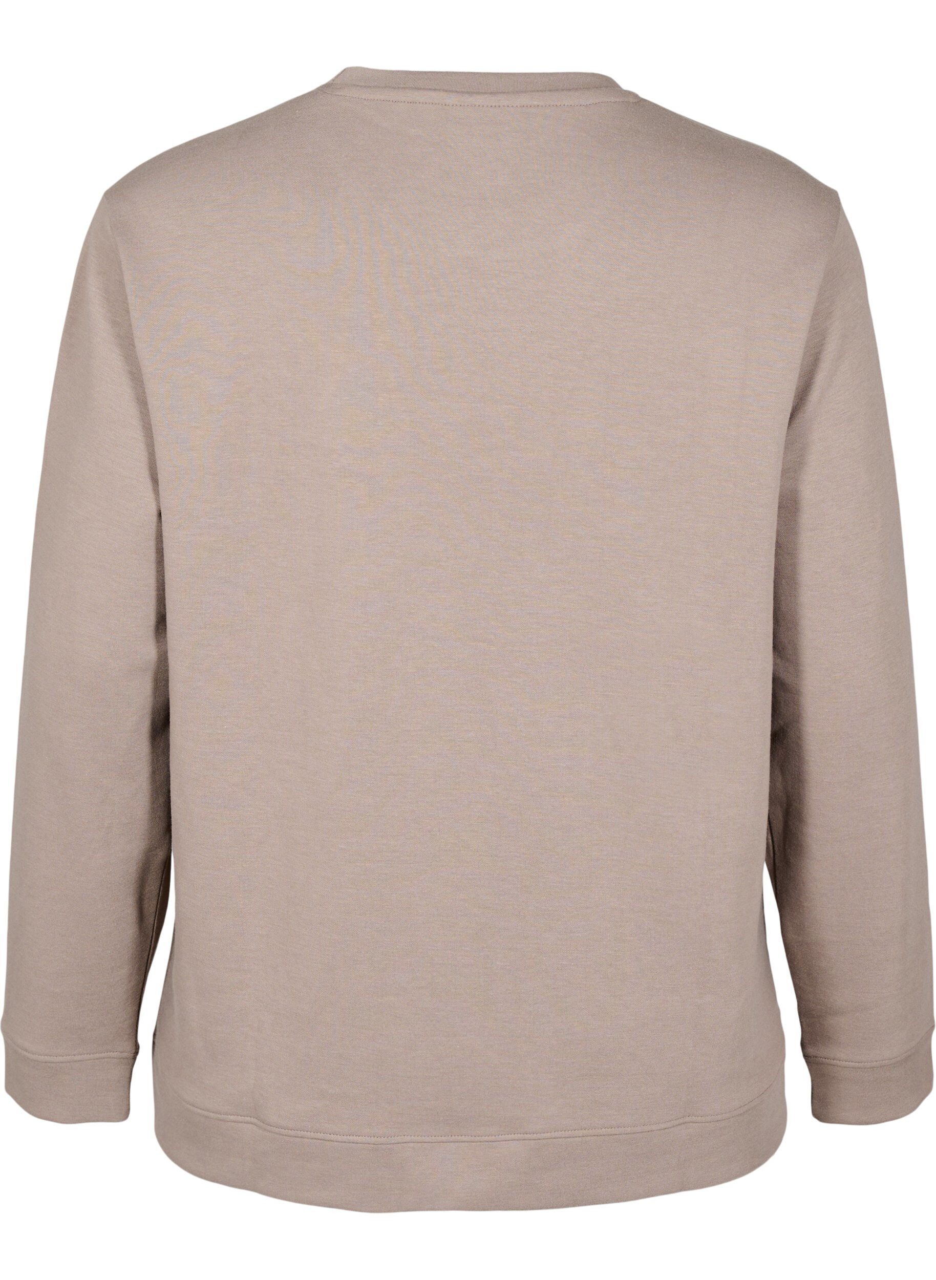 Zizzi FLASH - Genser med crewneck, Beige, Packshot image number 1