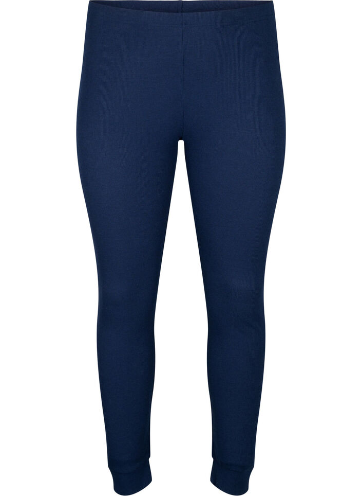 Tettsittende nattbukser, Navy Blazer, Packshot image number 0