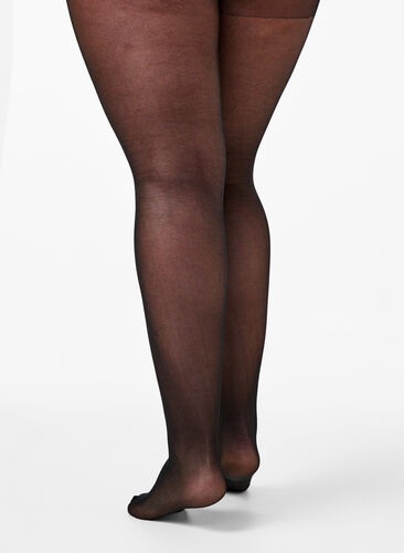 Zizzi Tights i 40 denier med lett kompresjon, Svart, Model image number 1