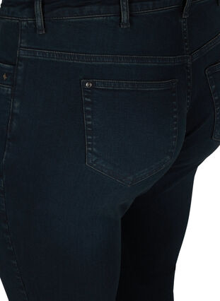 Slim fit Emily jeans med nagler, Dark blue, Packshot image number 3