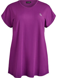 Lang trenings-T-skjorte, Lilla Lang trenings-T-skjorte