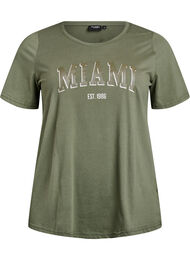 FLASH - T-skjorte med motiv, Thyme Miami