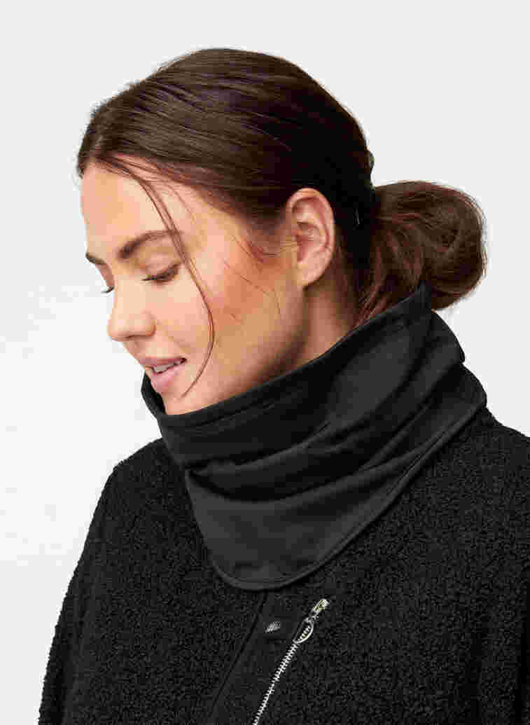 Hals med fleece, Black, Model