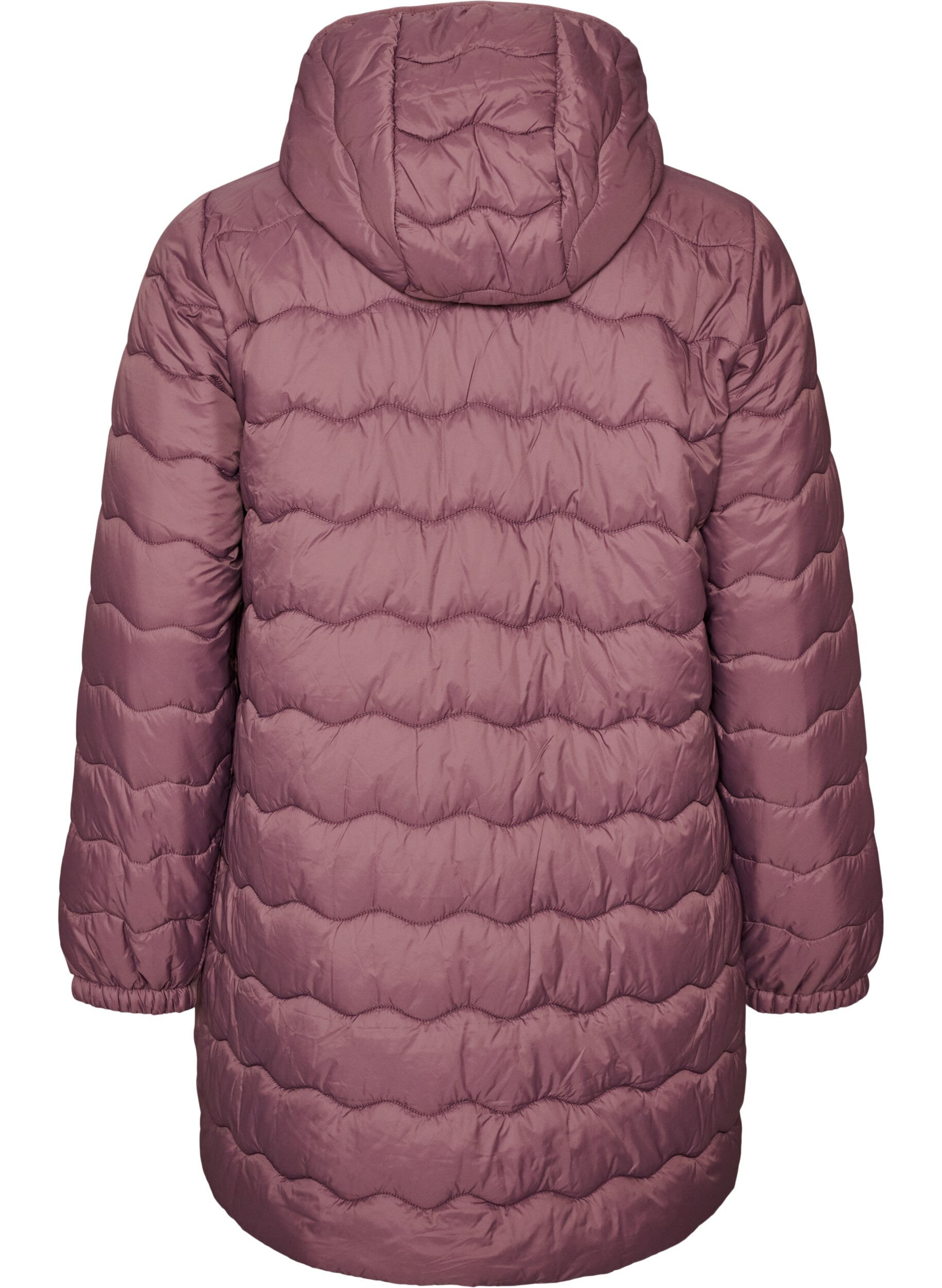 ZizziQuiltet jakke, Rosa, Packshot image number 1