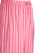 Stripete bukser med h&oslash;y midje og vide ben, Rosa, Packshot image number 2