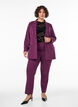 Klassisk blazer med knappelukking, Lilla, Model image number 1