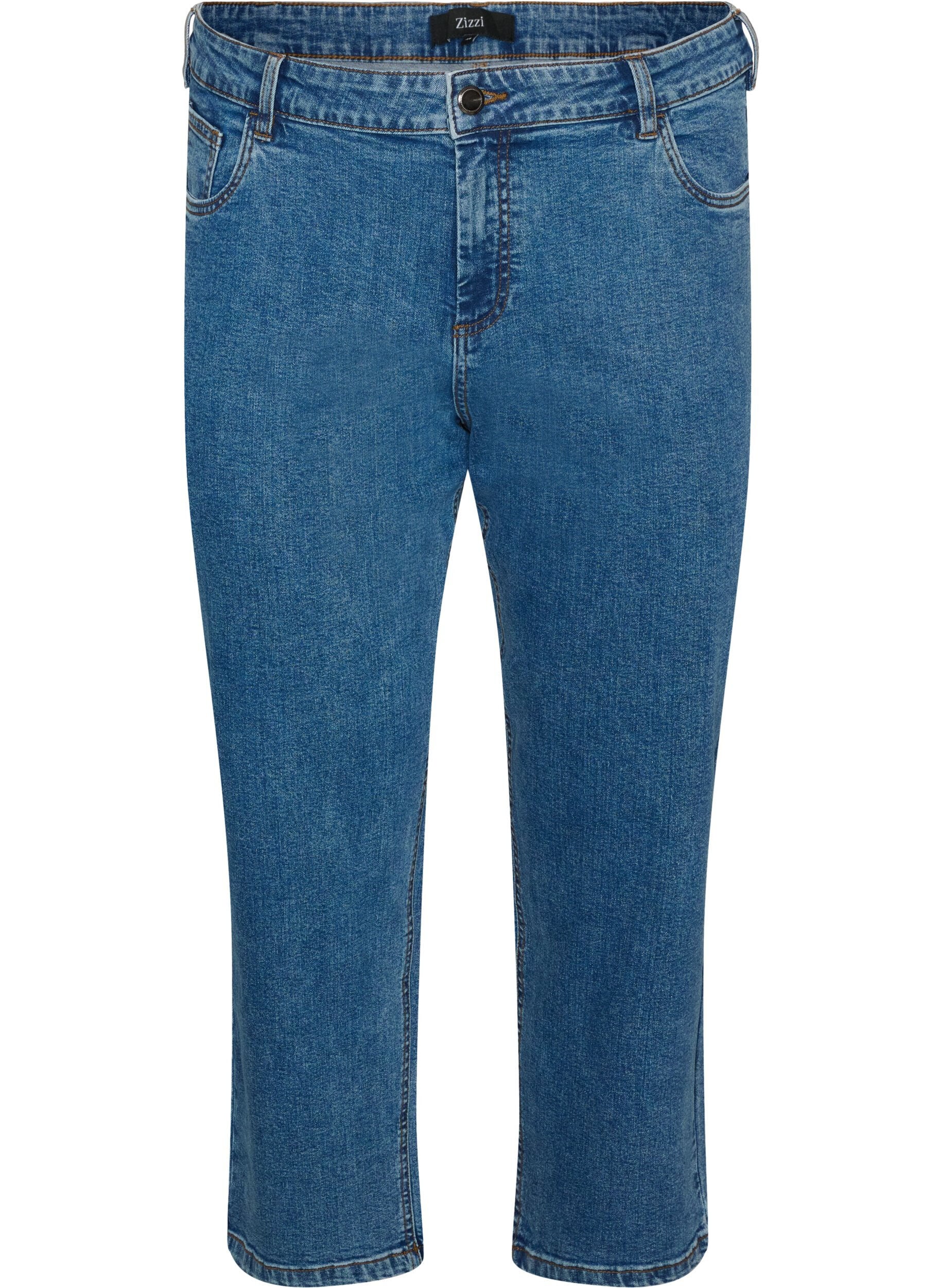 Cropped Vera jeans med straight fit