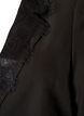 Blazer med blondedetaljer, Svart, Packshot image number 2