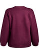 Cardigan med v-hals og vide ermer, Mørk Bordeaux, Packshot image number 1