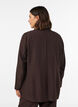 Blazer med lommer og splitter, Brun, Model image number 2