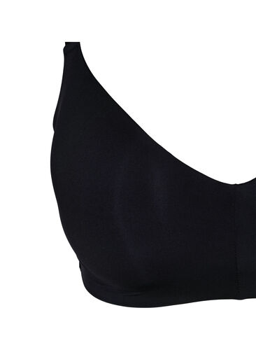 BH med vatterte skåler, Black, Packshot image number 2