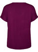 Basis V-hals T-skjorte i viskose, Lilla, Packshot image number 1