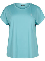 Ensfarget trenings-T-skjorte, Bristol Blue