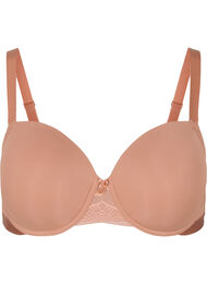 Formstøpt BH med netting, Mocha Mousse