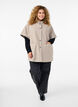 Cape-jakke i ull-look med korte ermer, Simply Taupe Mel., Model image number 2