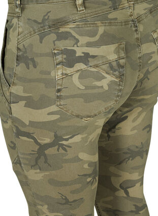 Tettsittende bukser med kamuflasjemønster, Camouflage, Packshot image number 3