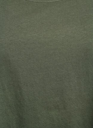 Zizzi Bomullstopp med A-form, Grønn, Packshot image number 2