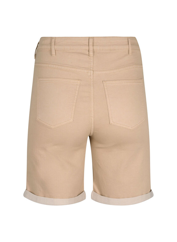 Tettsittende dongerishorts med høy midje, Nomad, Packshot image number 1