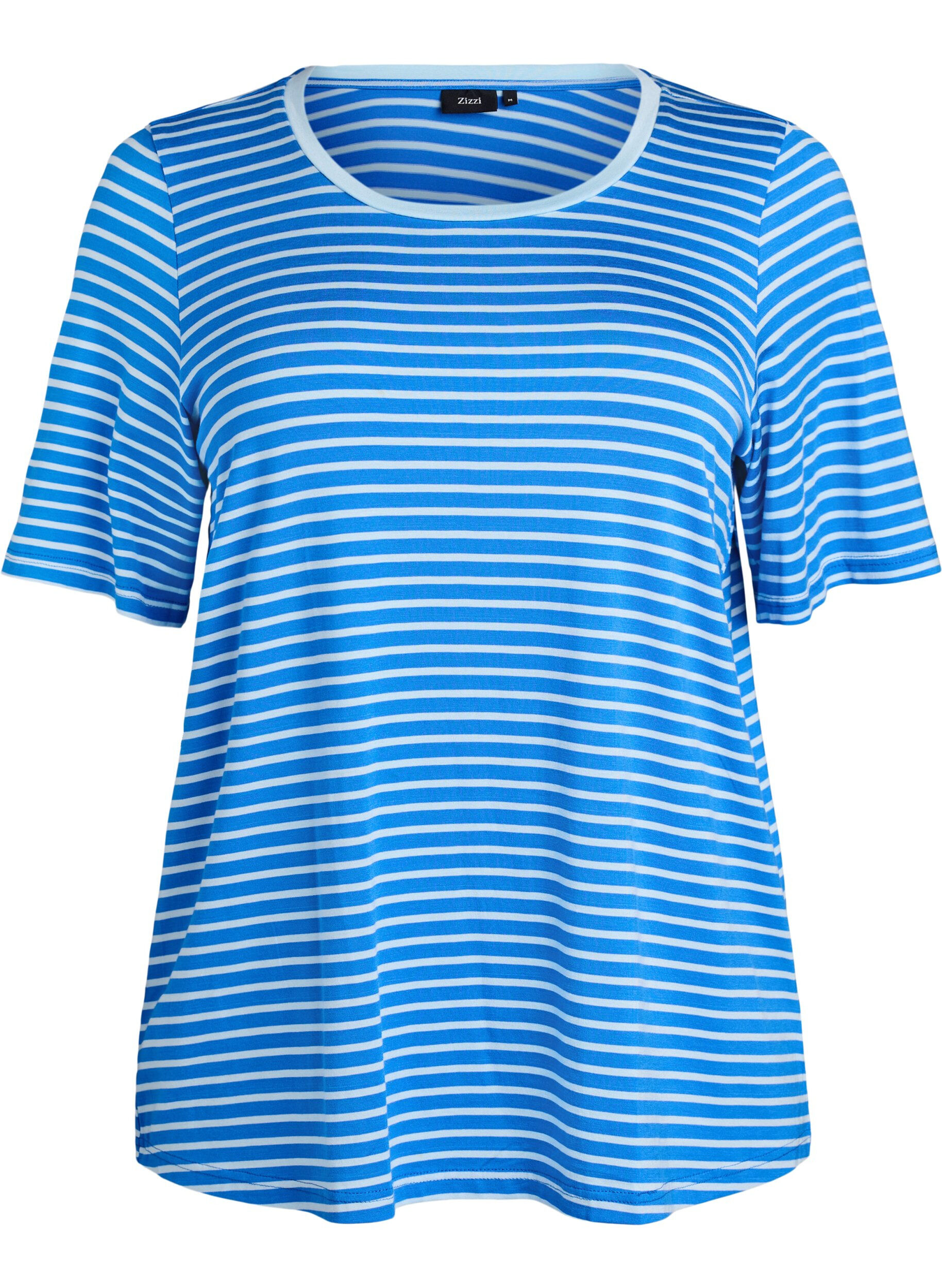 T-skjorte med TENCEL&trade; Lyocell og striper