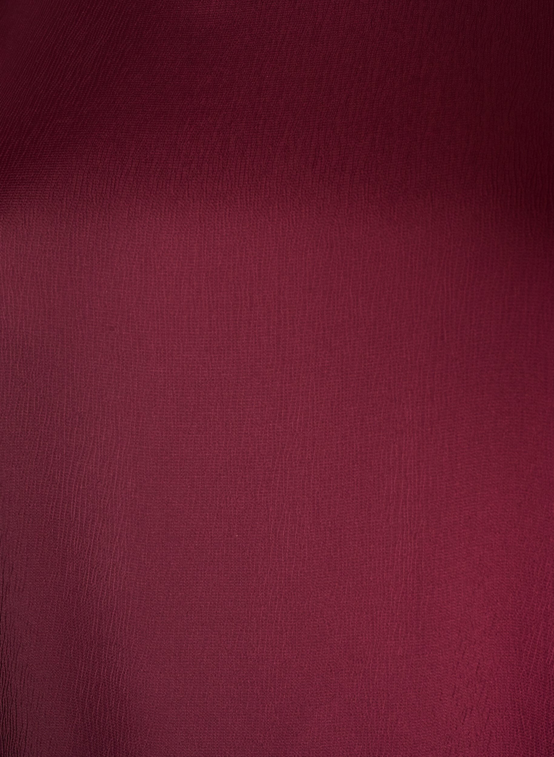 ZizziSatengbluse med albuelange ermer, R&oslash;d, Packshot image number 2