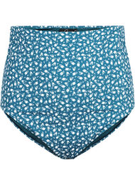 Extra high waist bikini bottom with floral print, Balsam Flower AOP