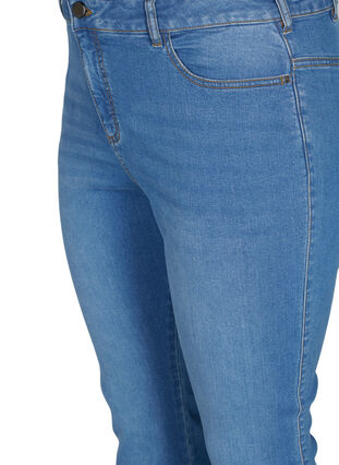 Ellen bootcut jeans med høyt liv, Light blue, Packshot image number 2