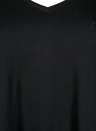 T-skjorte av bomull med korte ermer, Black SOLD, Packshot image number 2