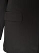 Blazer med splitt p&aring; ryggen og knytedetalj, Svart, Packshot image number 3