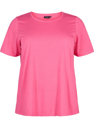 FLASH - T-skjorte med rund hals, Hot Pink, Packshot image number 0