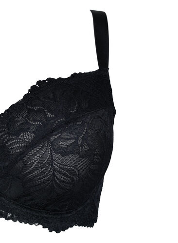 Support the breasts - blonde-BH med bøyle, Black, Packshot image number 2