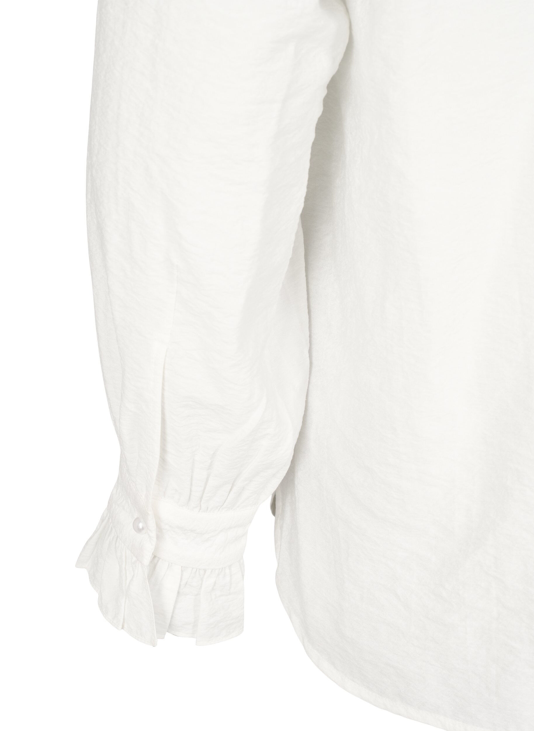 Zizzi Skjorte med perler, Snow White, Packshot image number 4