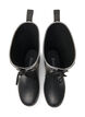 Gummistøvler med wide fit og knyting, Black, Packshot image number 3