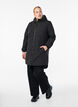 Lett polstret parka med hette, Svart, Model image number 1