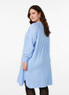 Strikket kjole med rund hals og strikket mønster, Della R. Blue Mel., Model image number 2