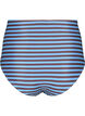 Bikinitruse med høy midje og striper, Blå, Packshot image number 1
