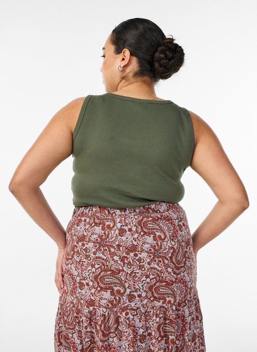 Figurn&aelig;r topp med motiv, Gr&oslash;nn, Model image number 2